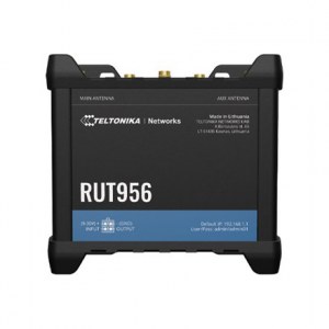 Teltonika RUT956 - wireless router - WWAN - Wi-Fi - 3G, 4G, 2G - DIN rail mountable | 3-port switch